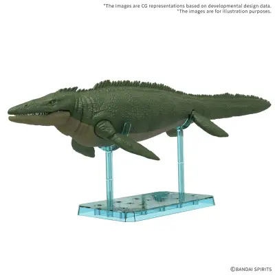 Maquette plannosaurus mosasaurus 1899